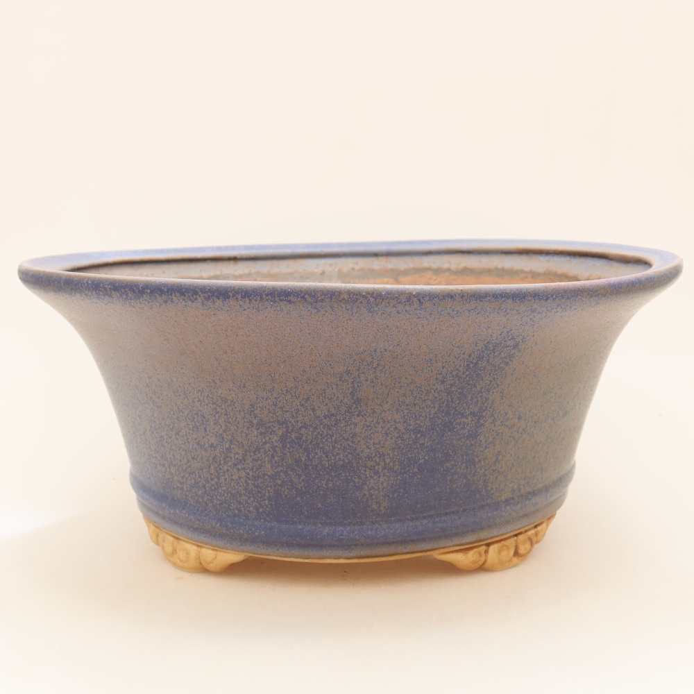Keramik-Bonsai-Schale 29 x 29 x 12 cm, Farbe: Blau