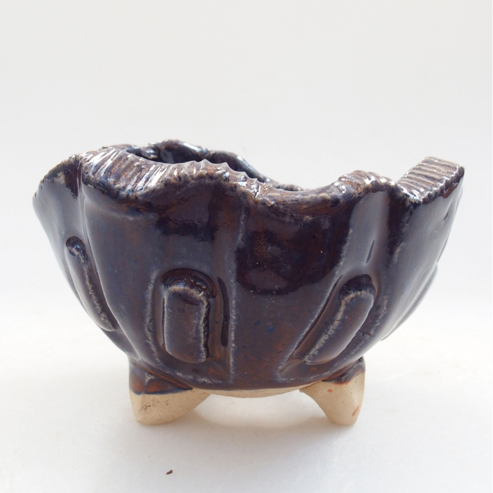 Keramikschale 8 x 7 x 5,5 cm, Farbe blau