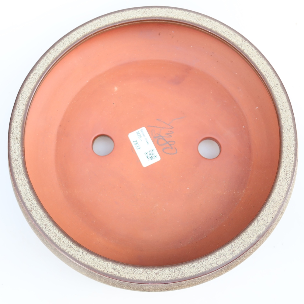 Keramikschale  27 x 27 x 7,5 cm, Farbe: Braun