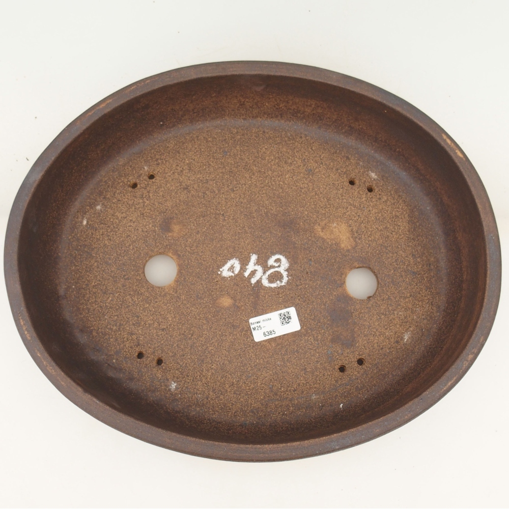 Bonsaischale 38 x 31 x 9 cm , Farbe braun