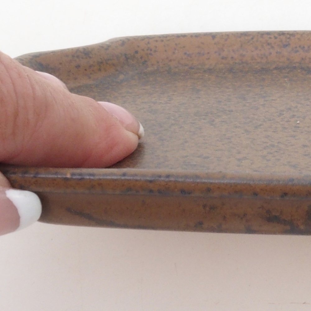 Keramikschüssel H03 – 17 x 12,5 x 1 cm – braun