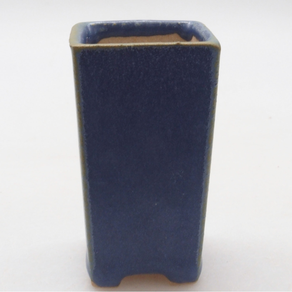 Mini-Bonsaischale 3 x 3 x 5 cm, Farbe blau