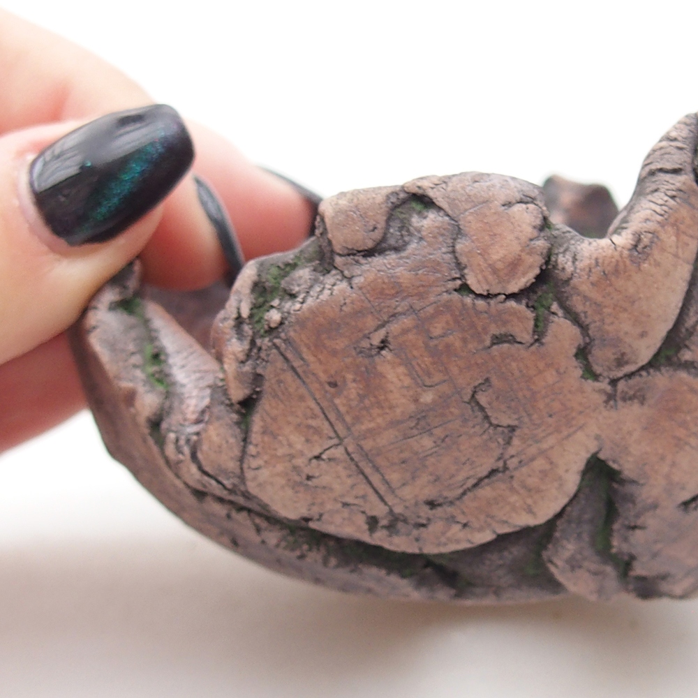 Keramikschale 8,5 x 6 x 6,5 cm , Farbe grün