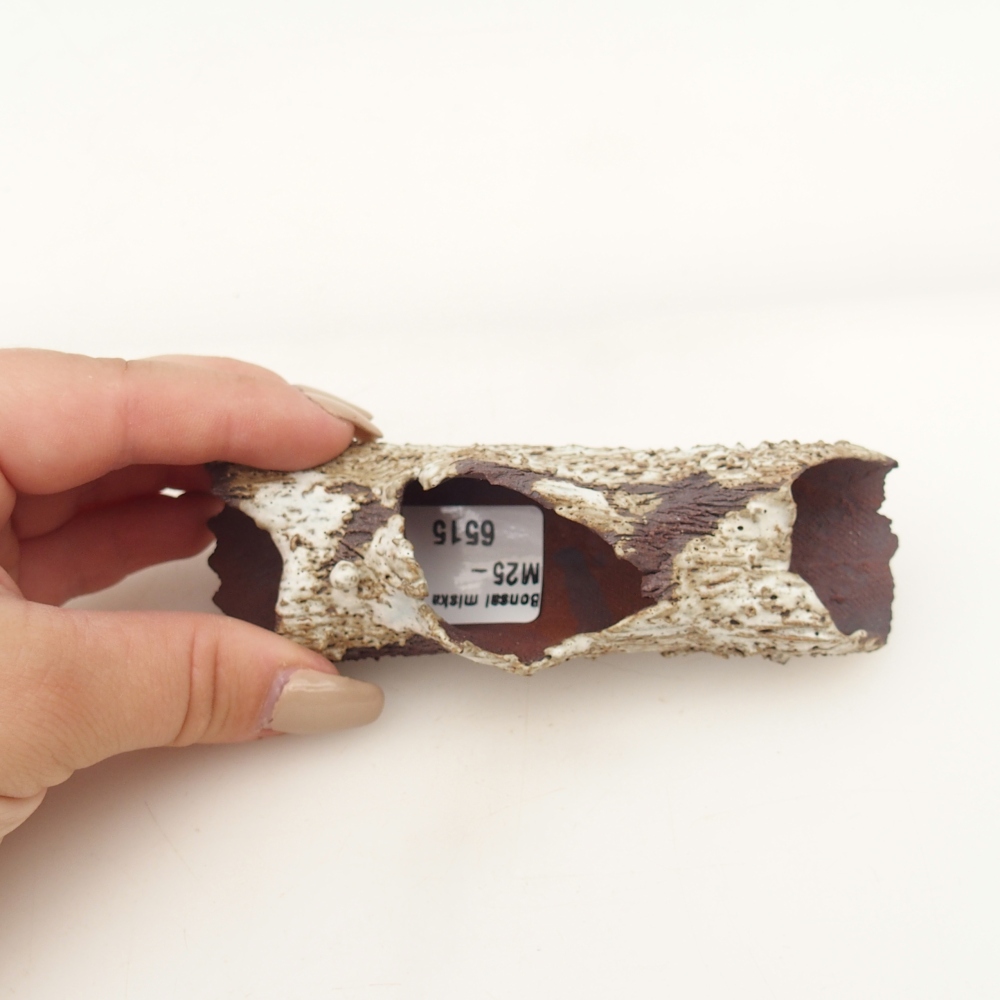 Keramikschale 11 x 4 x 3 cm , Farbe beige