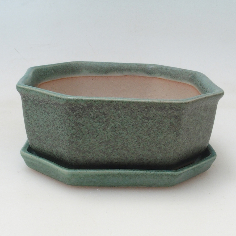 Bonsai-Schale + Untertasse H01 – 12 x 9 x 5 cm
