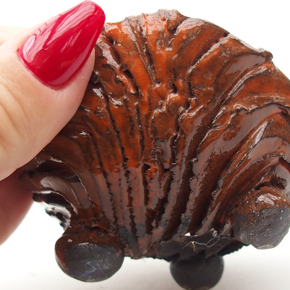 Keramikschale 8,5 x 8,5 x 5 cm , Farbe orange