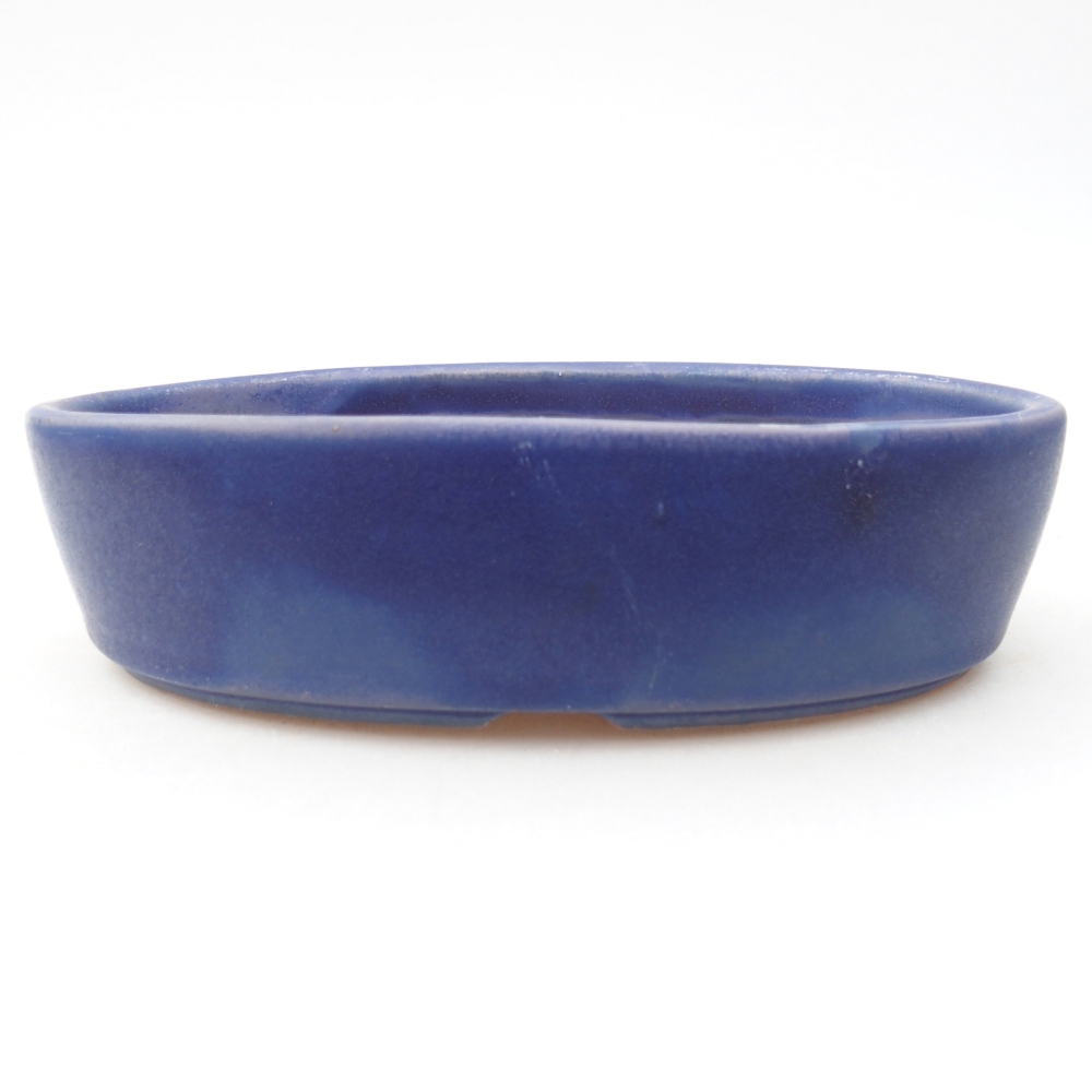 Bonsaischale aus Keramik 16,5 x 11,5 x 4,5 cm, Farbe blau