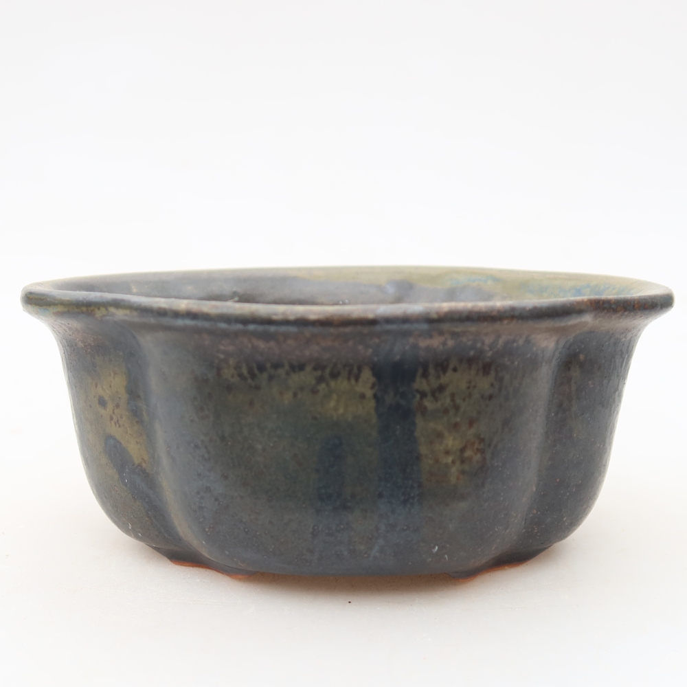 Keramik-Bonsai-Schale 13,5 x 11 x 6 cm, Farbe: braun