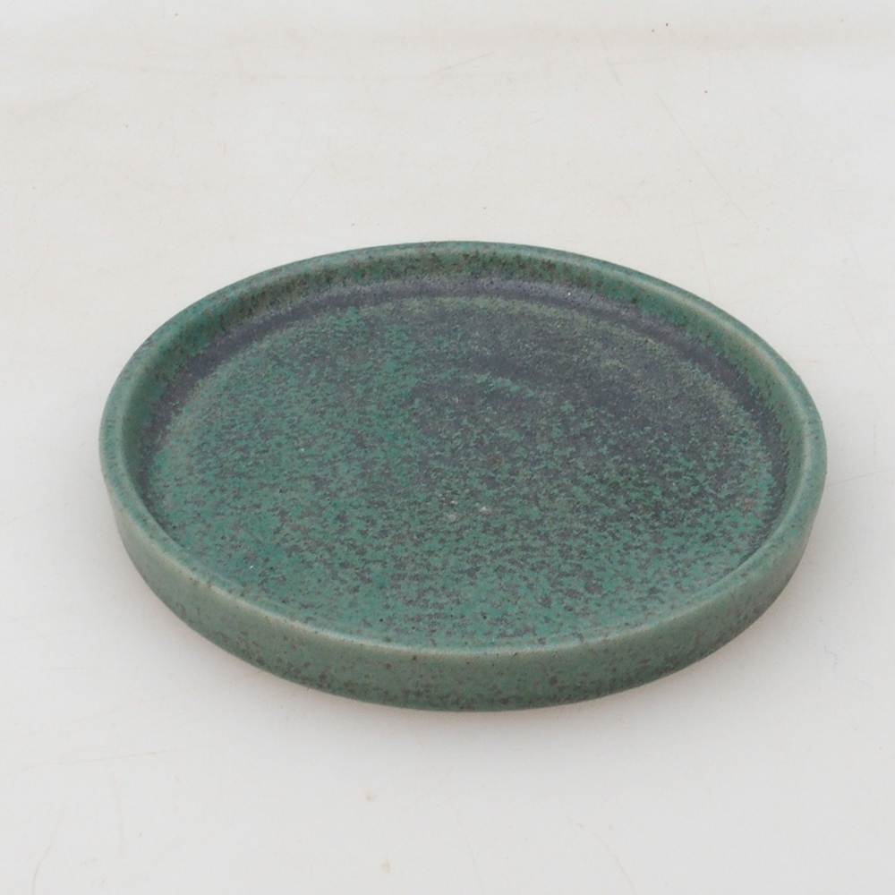 Bonsai-Schale rund D6-S – 10 x 10 x 1 cm – grün