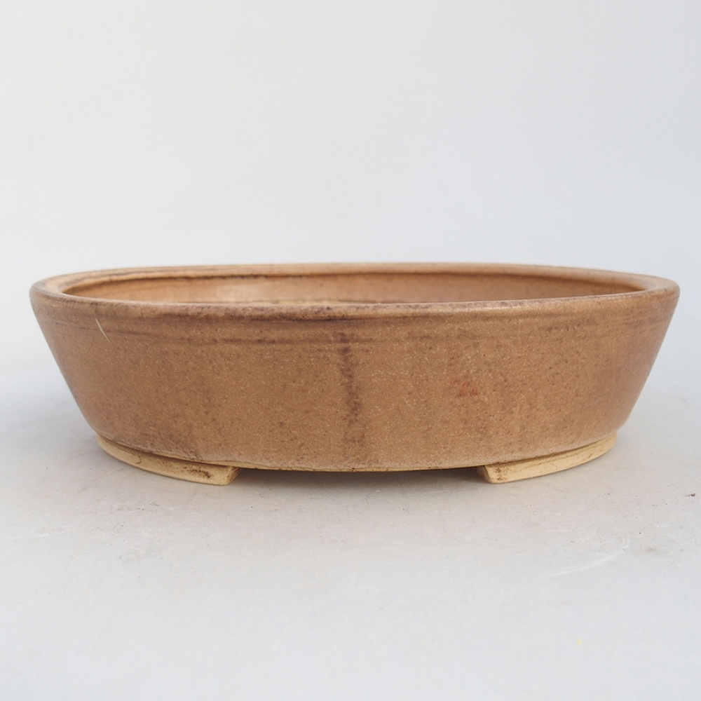 Keramik-Bonsaischale 18,5 x 16,5 x 4 cm, Farbe rosa
