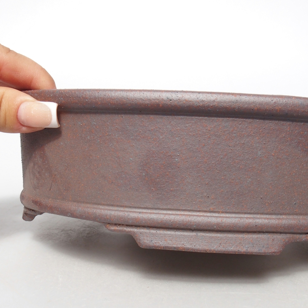 Schale 21 x 16,5 x 6,5 cm braun