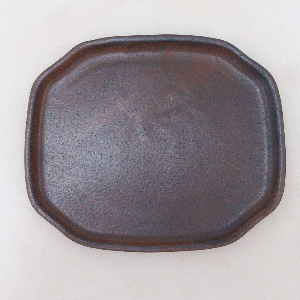 Keramikschale H31 – 15 x 13 x 1 cm – braun