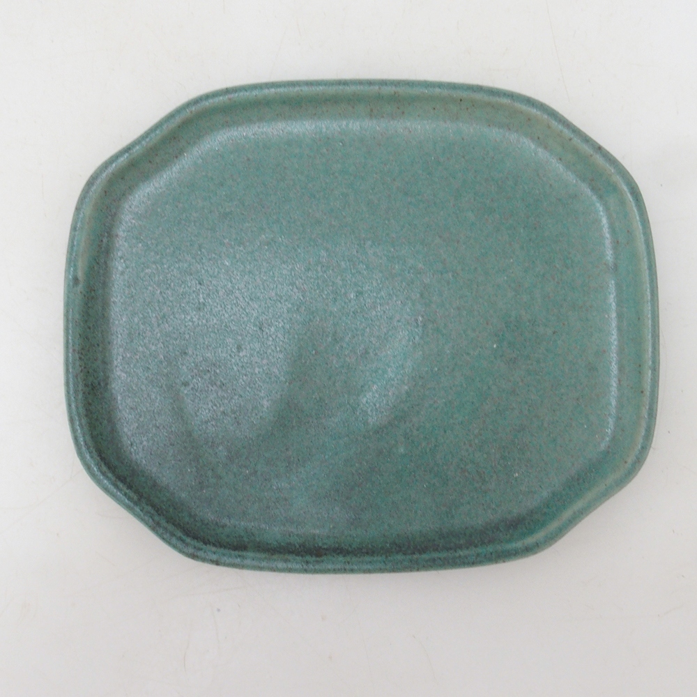 Keramikschale H31 – 15 x 13 x 1 cm – grün