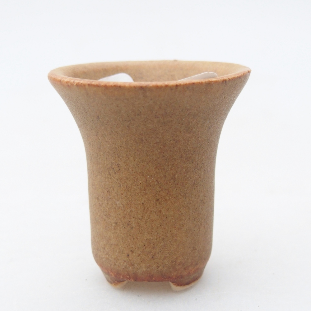 Mini-Bonsaischale 3 x 3 x 3,5 cm, braun