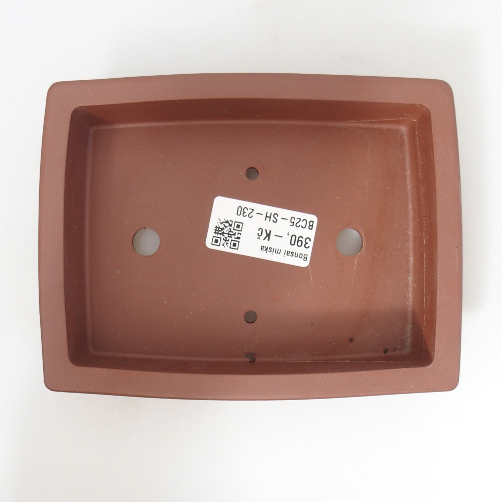 Schale 15 x 11,5 x 3 cm ziegelfarben