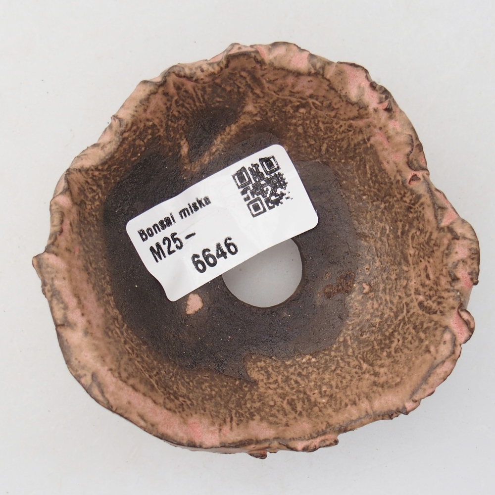 Keramikschale 8,5 x 8 x 4 cm , Farbe rosa