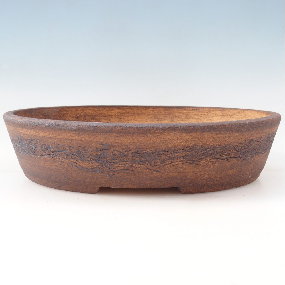 Bonsaischale 32,5 x 25,5 x 7 cm , Farbe braun