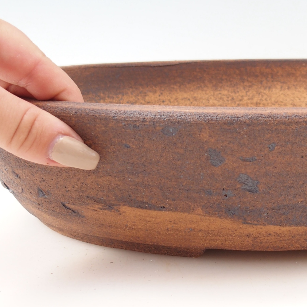 Bonsaischale 33 x 26,5 x 7 cm , Farbe braun