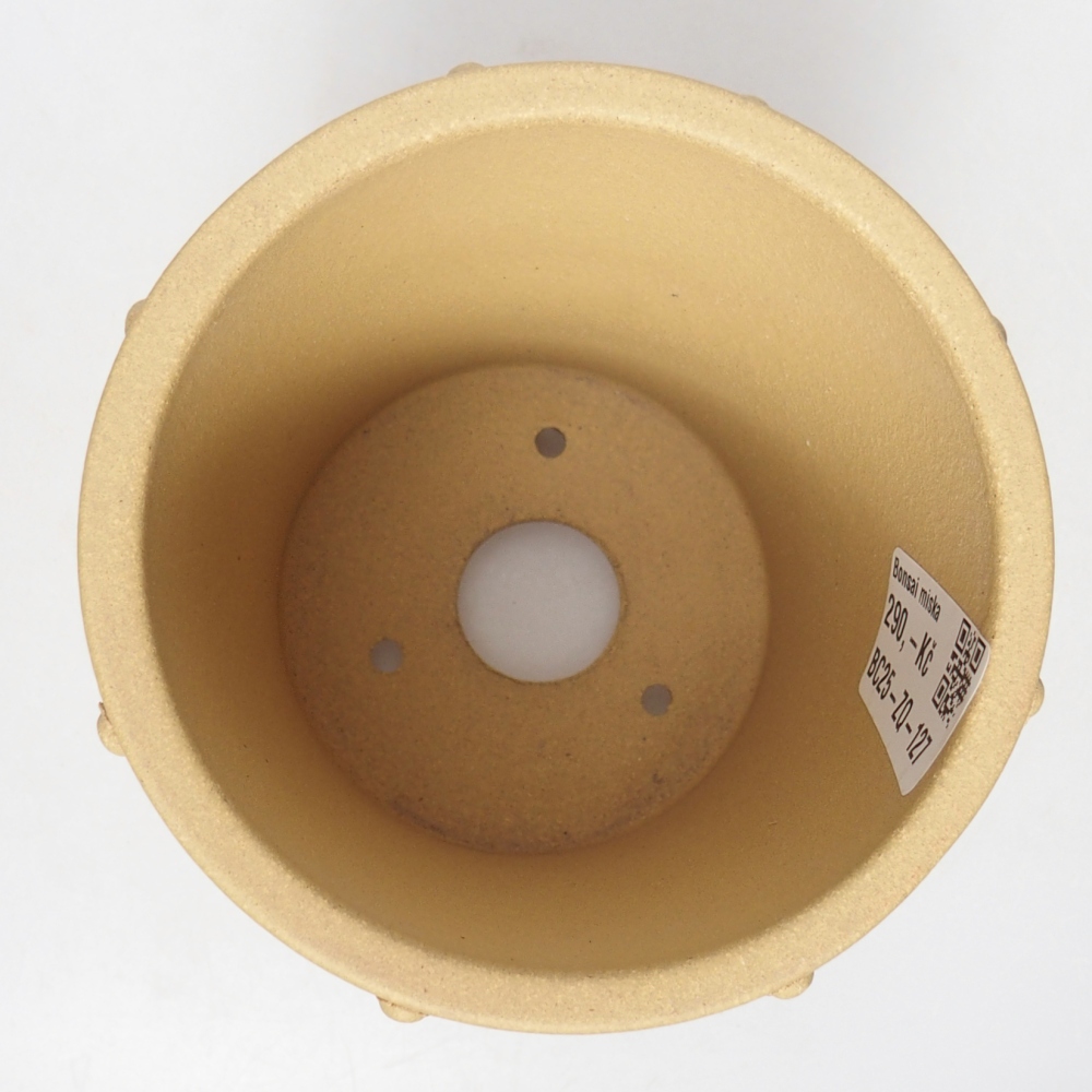 Schale 10,5 x 10,5 x 12 cm Farbe ocker