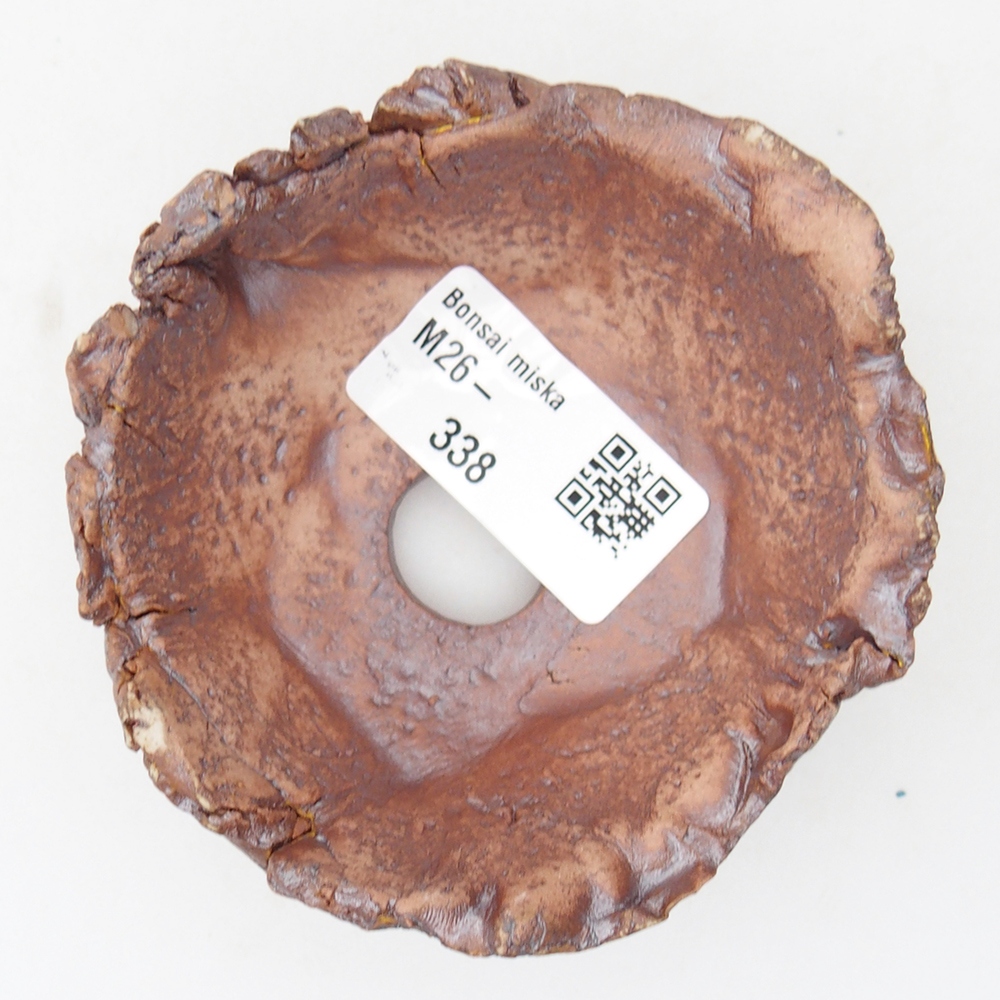 Keramikschale 9 x 8,5 x 4,5 cm , Farbe braun