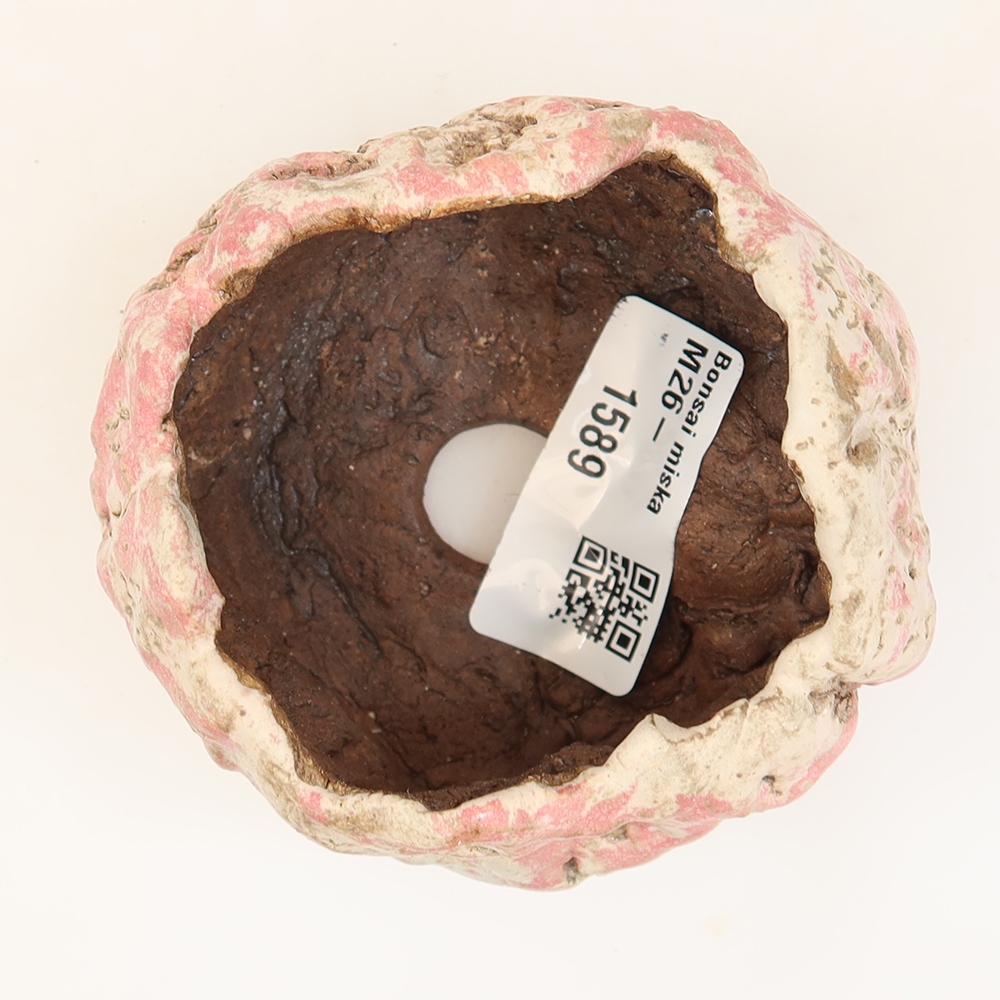 Keramikschale  6 x 6 x 5,5 cm, Farbe: Rosa