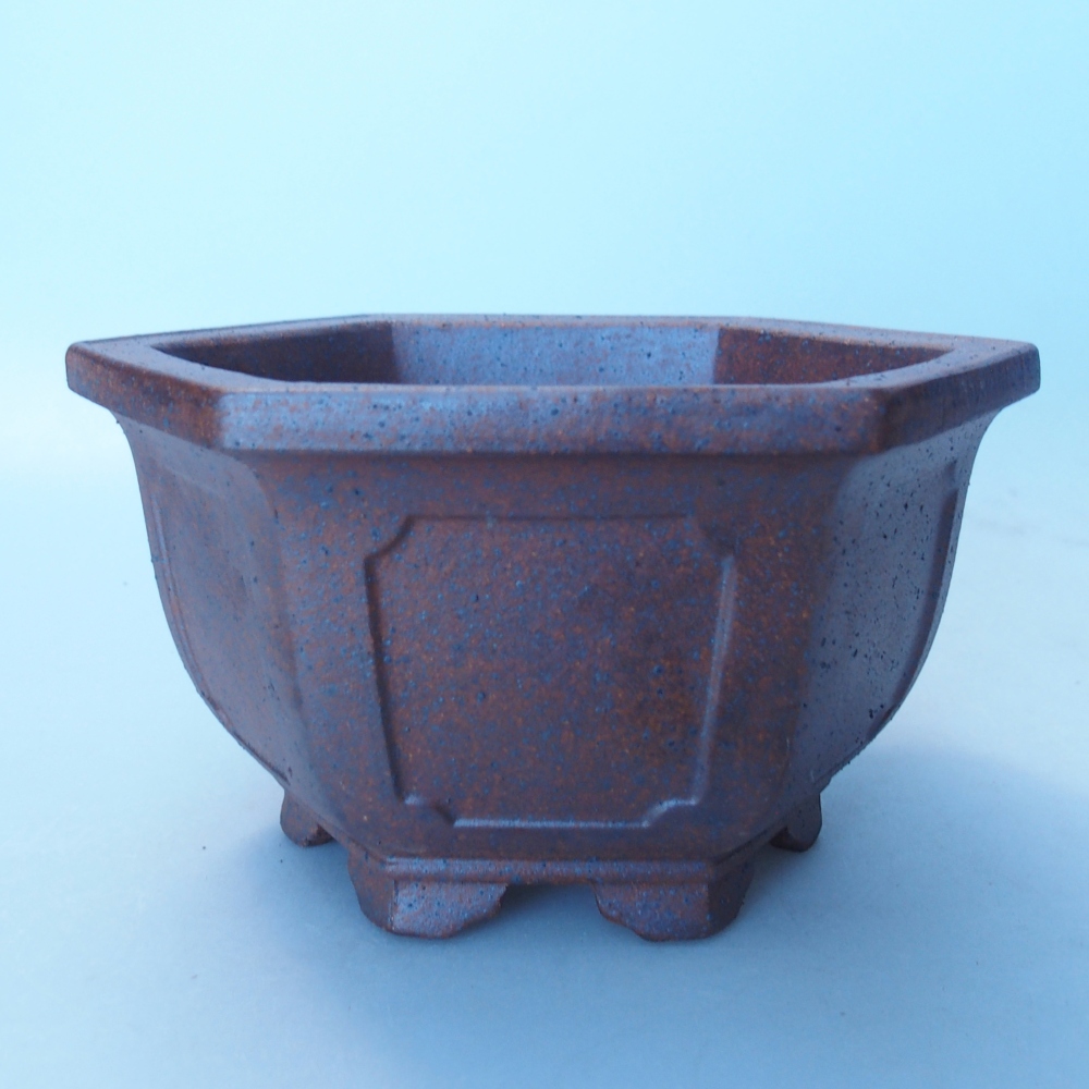 Schale 15,5 x 14 x 8 cm braun