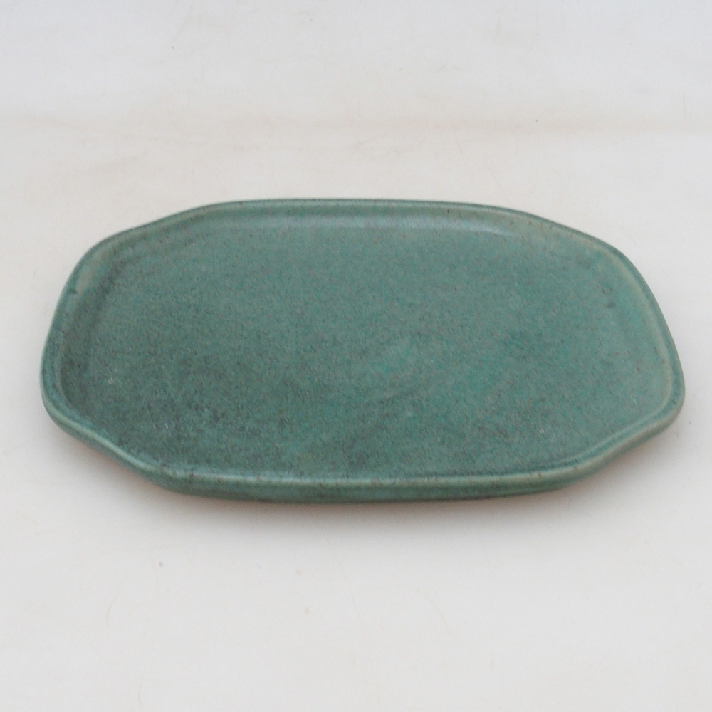 Keramikschale H31 – 15 x 13 x 1 cm – grün