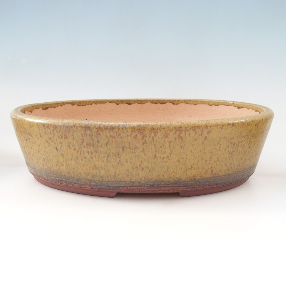 Bonsaischale 33 x 26 x 8,5 cm , Farbe gelb