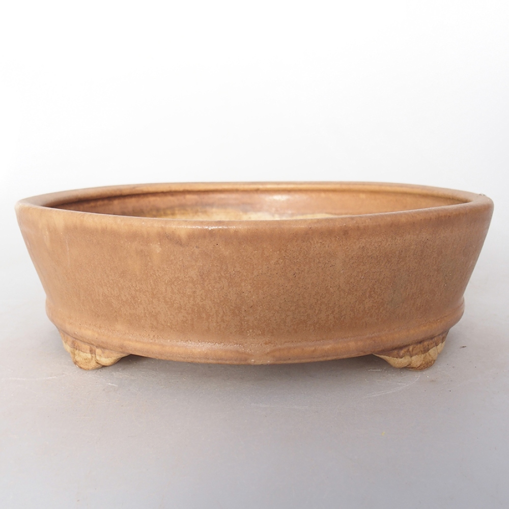 Keramik-Bonsaischale 18 x 18 x 5 cm, Farbe rosa