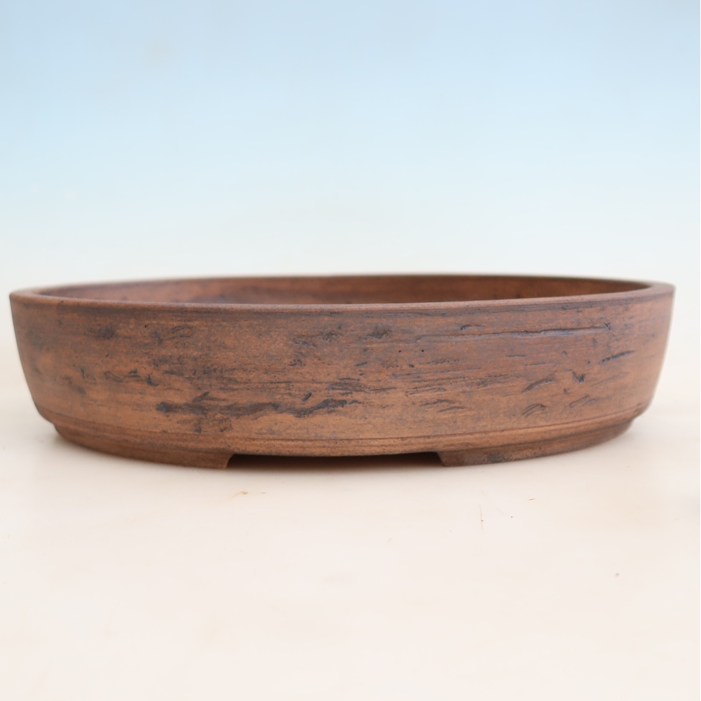 Keramik-Bonsai-Schale 36 x 30 x 7 cm, Farbe: braun