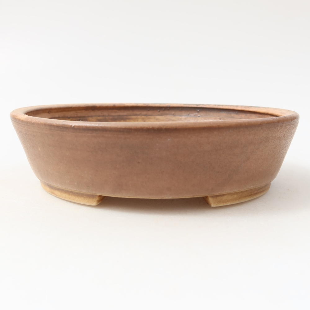 Bonsaischale aus Keramik 15 x 14 x 4 cm, rosa