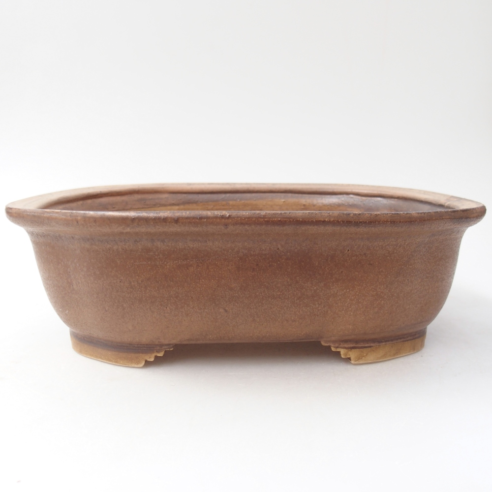 Bonsaischale aus Keramik 25 x 21 x 8 cm, rosa