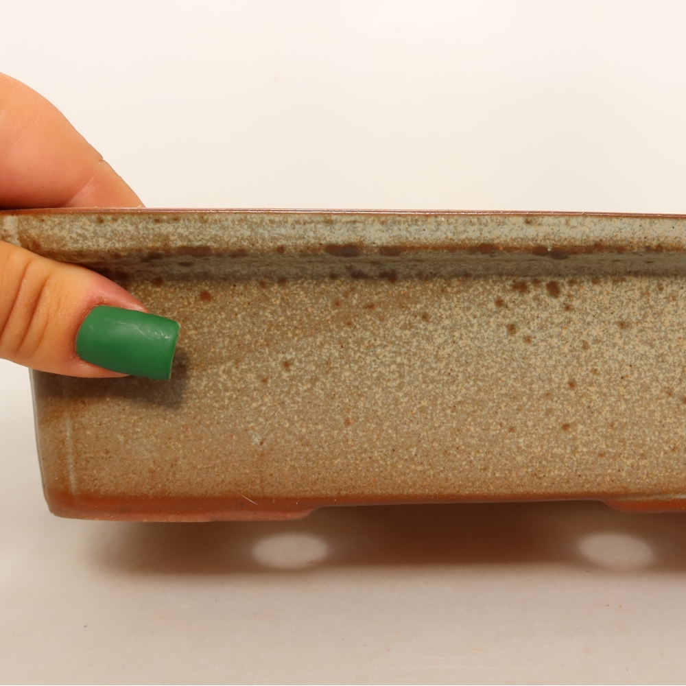 Keramikschale  20 x 15,5 x 6 cm , Farbe: beige