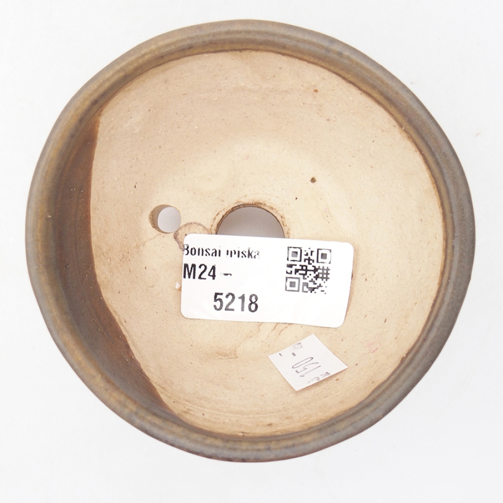 Bonsaischale aus Keramik 8 x 8 x 5,5 cm, Farbe braun