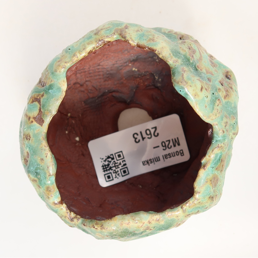 Keramikschale  7 x 7 x 6 cm, Farbe: grün