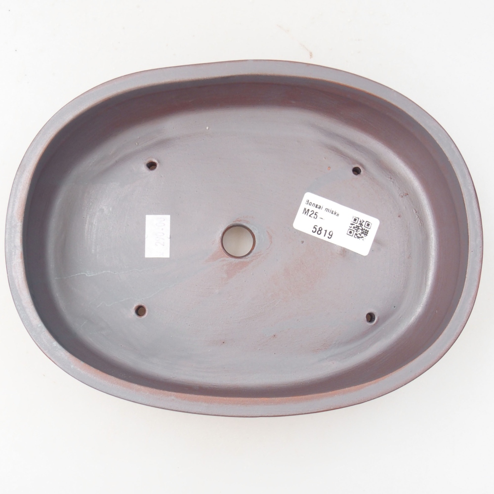 Keramik-Bonsaischale 22 x 16,5 x 4 cm, Farbe metallische