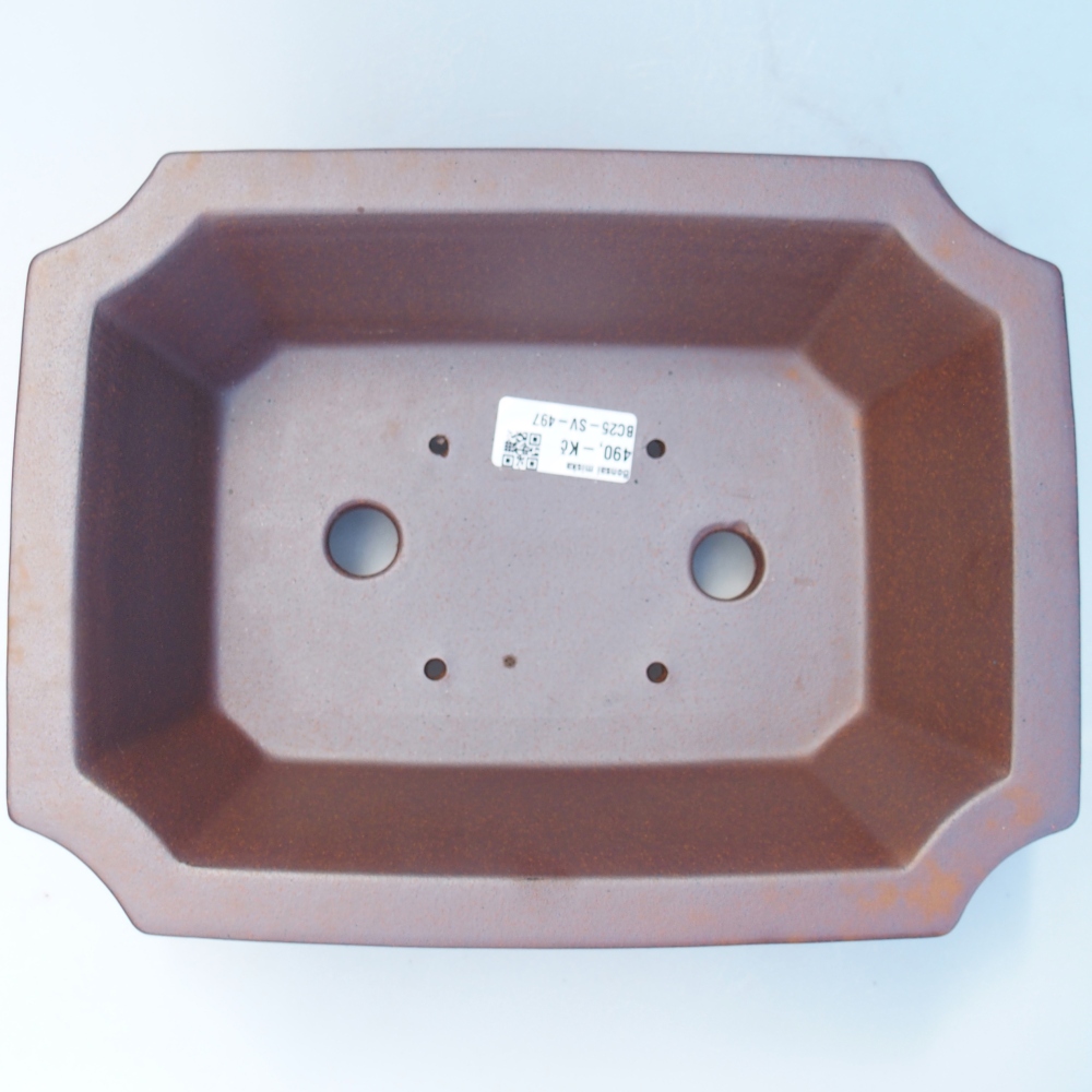 Schale 26,5 x 20 x 9 cm braun