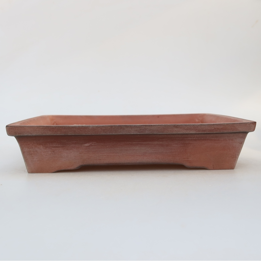 Keramikschale  26 x 20 x 5 cm, Farbe: Ziegelrot