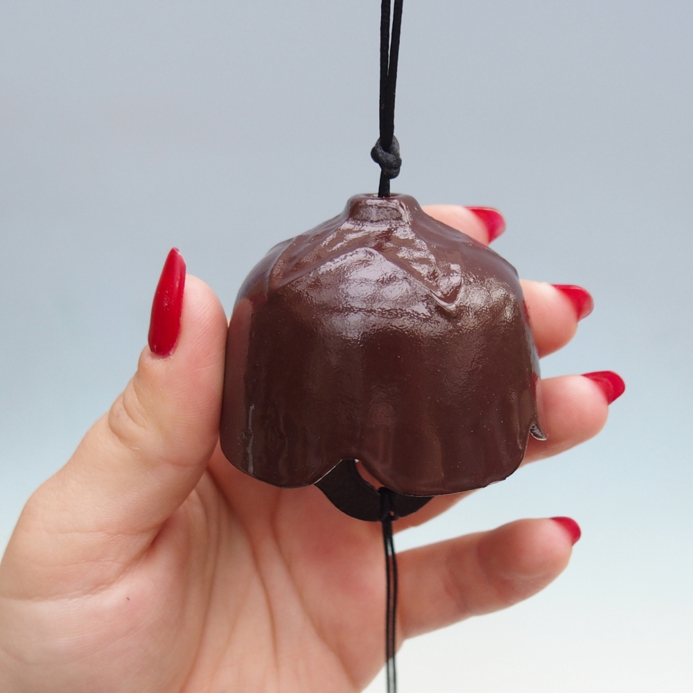 Metall-Windspiel, braun