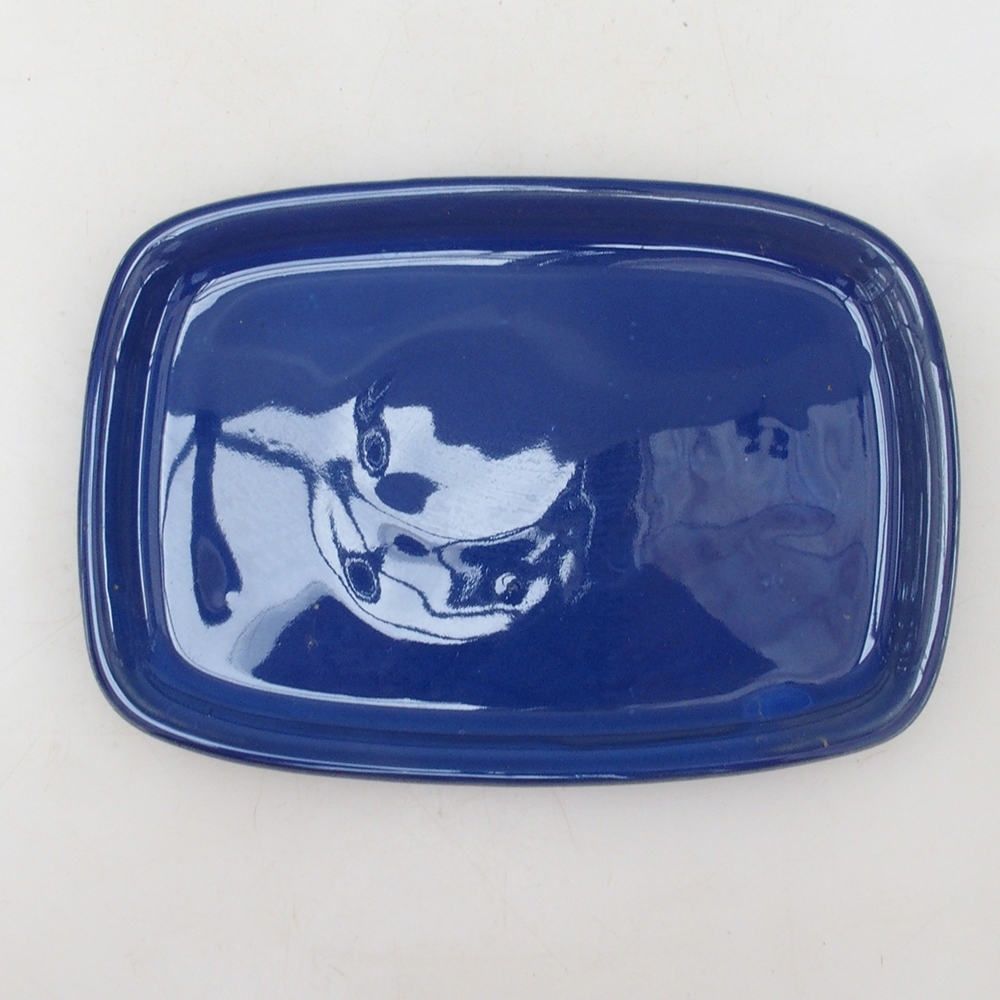 Bonsai-Schale + Untertasse H02 – Blau