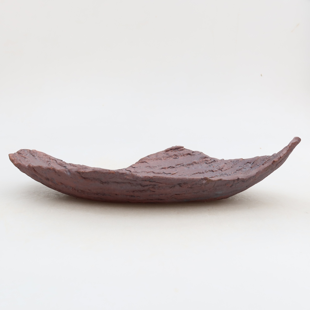 Keramikschale  30 x 19,5 x 7 cm, Farbe: braun