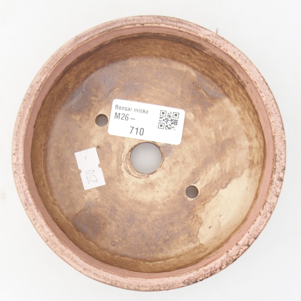Bonsaischale aus Keramik 13,5 x 13,5 x 4 cm, rosa