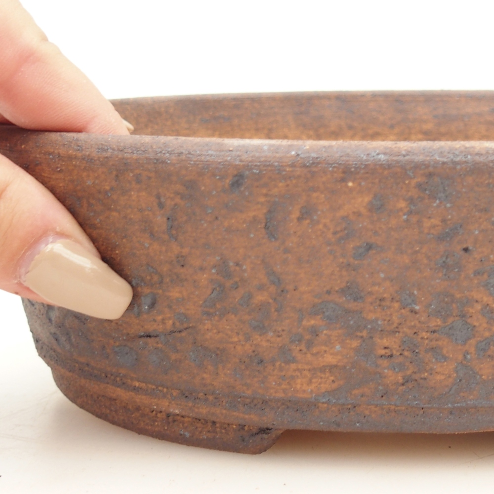Bonsaischale 20 x 16 x 6 cm , Farbe braun