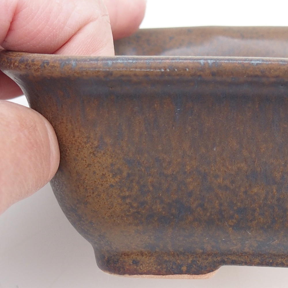Bonsaischale H38 - 12 x 10,5 x 5 cm. braun