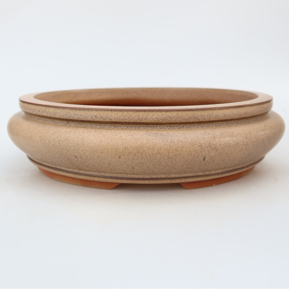 Keramikschale  23 x 23 x 7 cm, Farbe: Beige