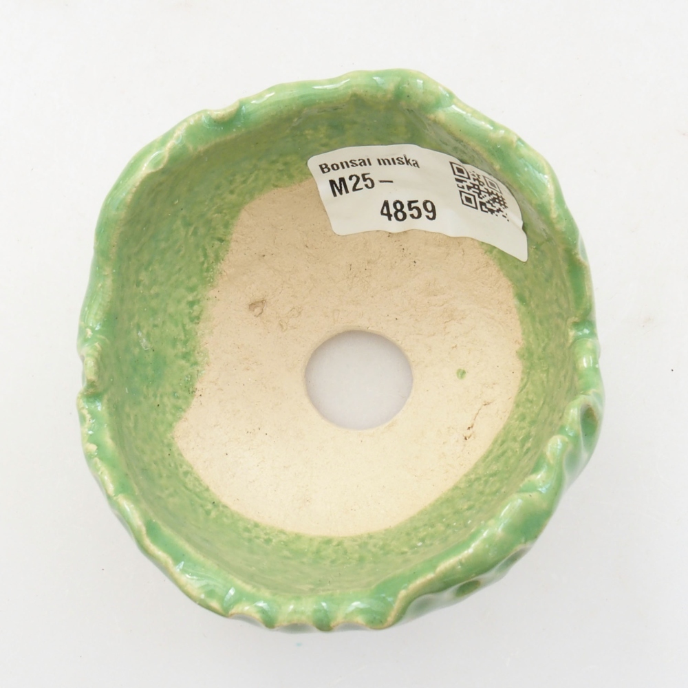 Keramikschale 7 x 7 x 5 cm, Farbe grün