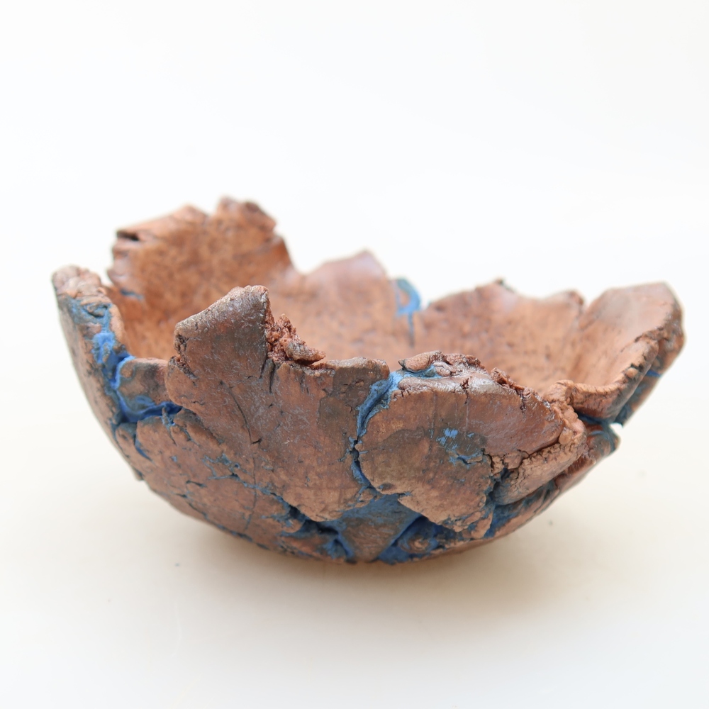 Keramikschale 9 x 9 x 5 cm, Farbe: Blau