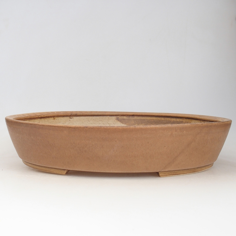 Keramik-Bonsaischale 32 x 28 x 6 cm, Farbe Rosa