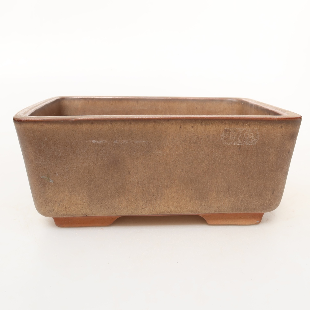 Keramikschale  19,5 x 15 x 8,5 cm, Farbe: braun