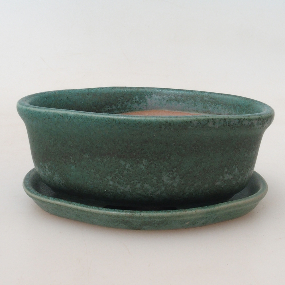 Bonsai-Schale + Untertasse H01 – 12 x 9 x 5 cm